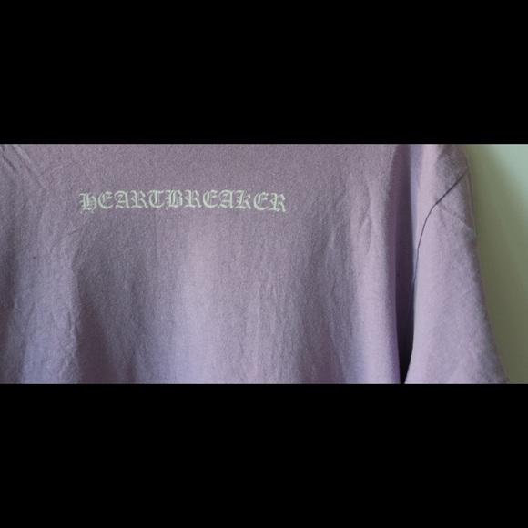 Like-new Zumiez Heartbreaker pink cotton T Shirt Size L - Picture 3 of 7